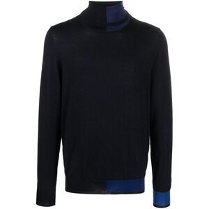 DEL CARLO Men's Wool Blend Turtleneck Sweater Men BLACK Sweaters & Cardigans